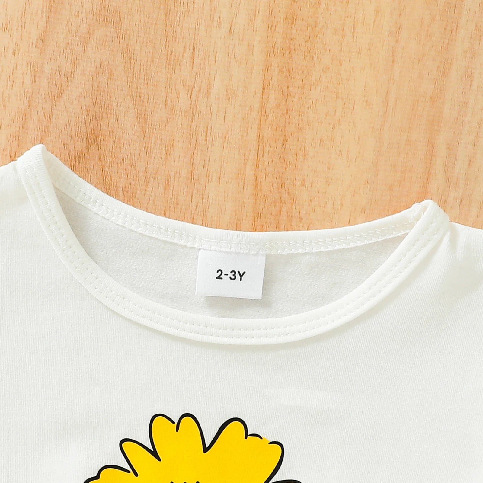 Kidsclick Girls Daisy Mesh Summer Dress – Sunflower Print Short Sleeve Kids Dress