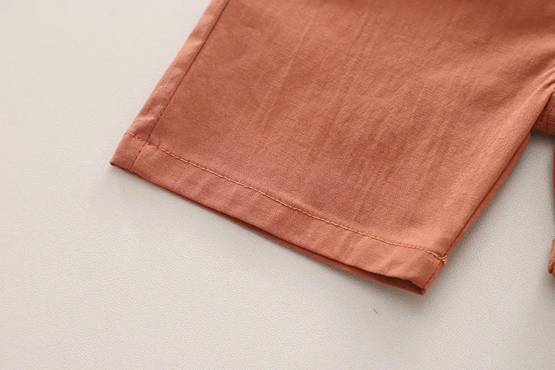 Kidsclick Boys’ Cotton T-Shirt & Shorts Set – Summer 2-Piece Casual Outfit (Toddlers & Kids)