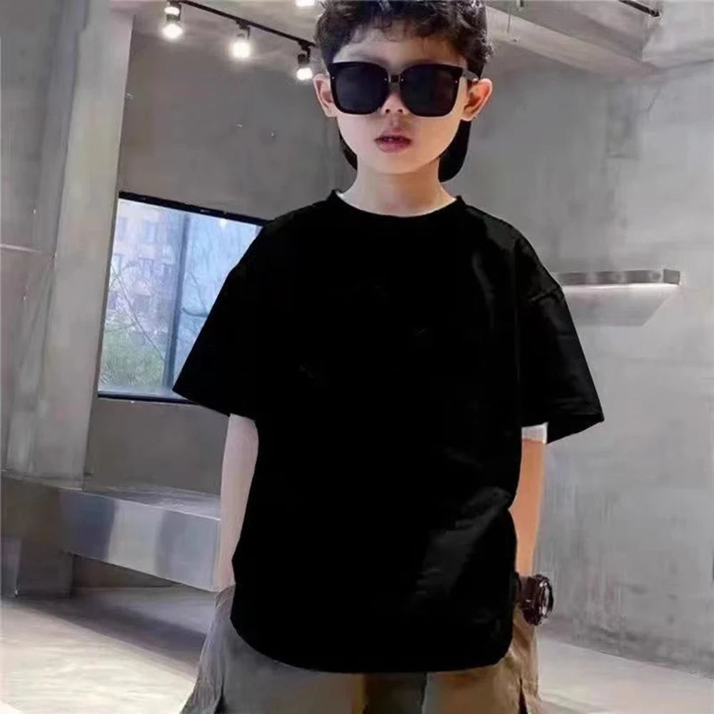 Kidsclick Kids’ Yorkie Dog Cartoon T-Shirt & Shorts Set – Summer 2-Piece Casual Outfit (Boys & Girls)