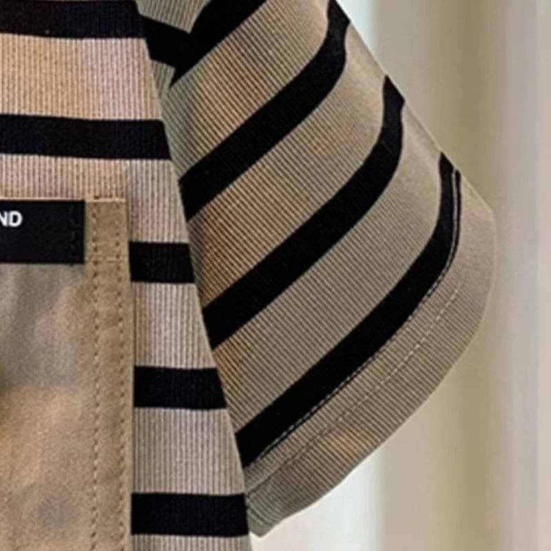 Kidsclick Boys’ Striped T-Shirt & Shorts Set – Summer 2-Piece Outfit (Ages 0-5 Years)