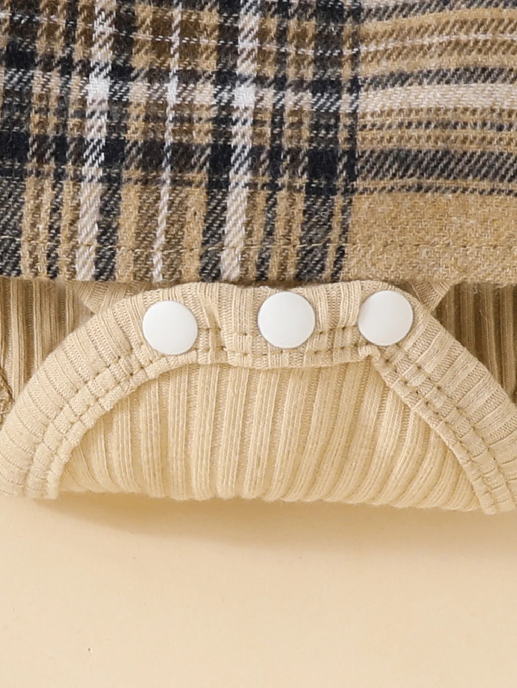 Baby Gilrs Long Sleeve Autumn/Winter Plaid With Bow Honey Jumpsuit For Newborn-18M Vacation Wear +Headband