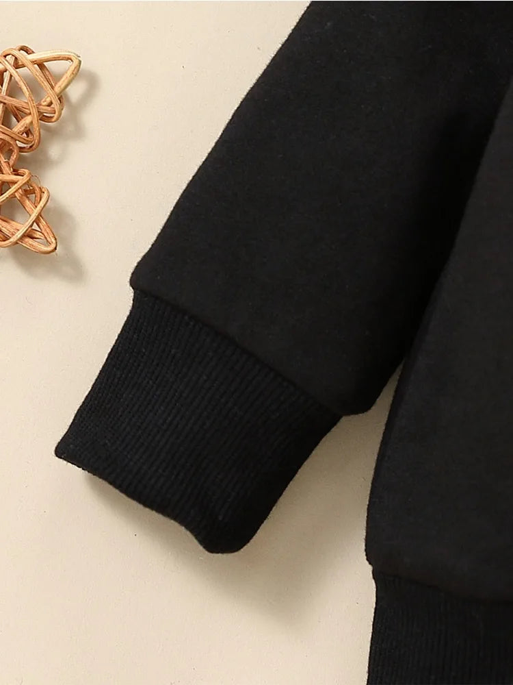 Spring Baby Girls Clothes Set Children Boy Cartoon Bear Printed Sweatshirts Pullover Top and Pants 2pcs Suit Children Tracksuits