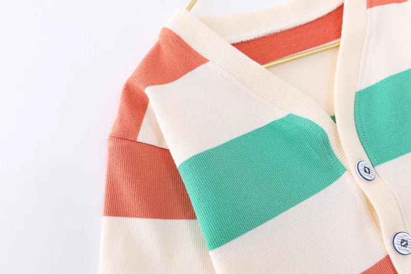 Kidsclick Boys’ 3-Piece Casual Jacket, T-Shirt & Pants Set – Spring/Autumn Toddler Tracksuit (Ages 1-5 Years)