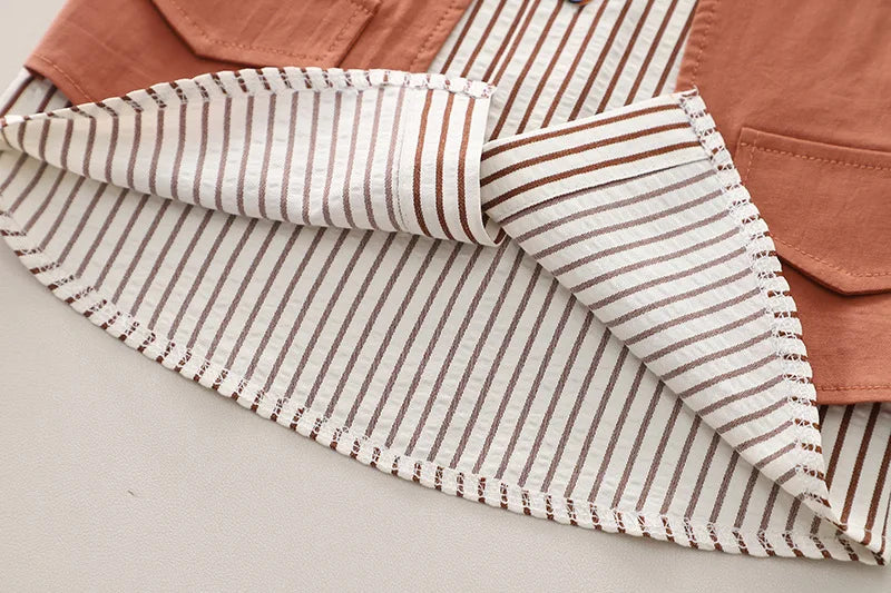 Kidsclick Boys’ Cotton T-Shirt & Shorts Set – Summer 2-Piece Casual Outfit (Toddlers & Kids)