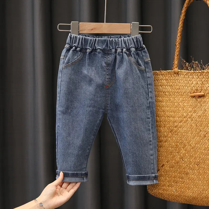 New Spring Autumn Kids Boys Clothes Strips Hoodies Jeans 2Pcs/Set Outfit Infant Kids Sport Casual Clothing Tracksuits 0-5 Years