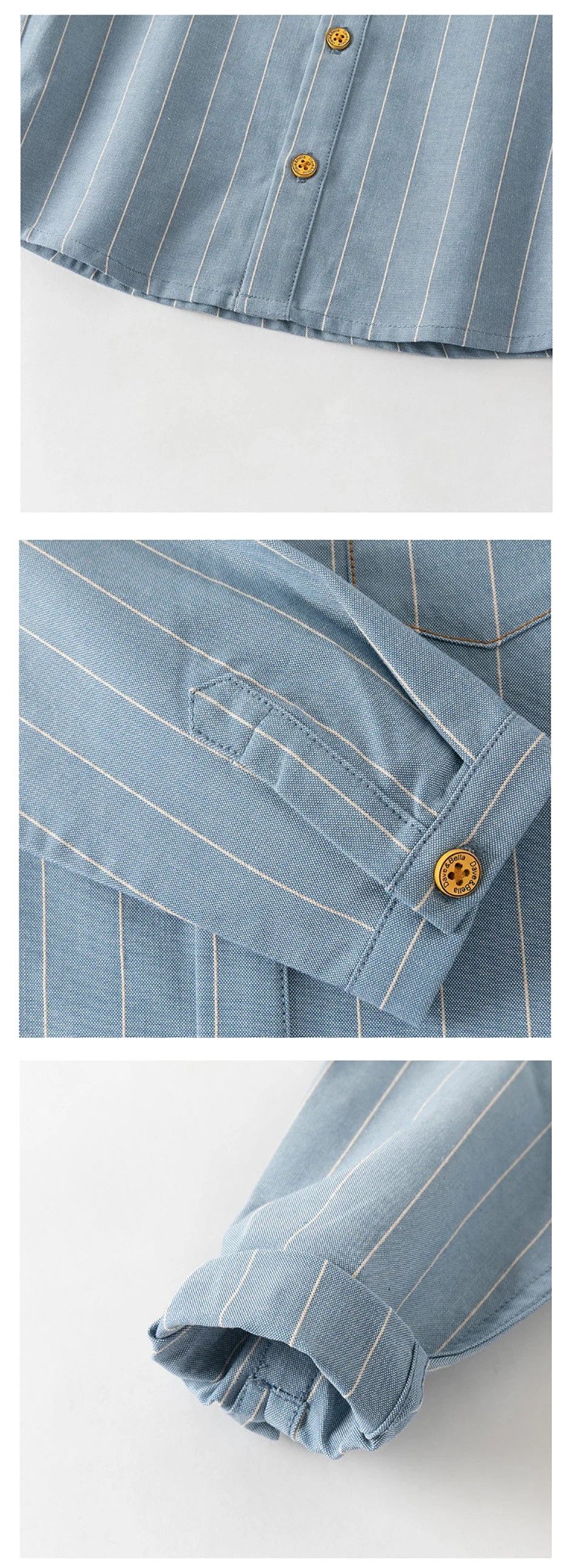 Kidsclick Boys’ Cotton Shirt & Pants Set – Spring 2-Piece Casual Outfit (Toddlers & Kids)