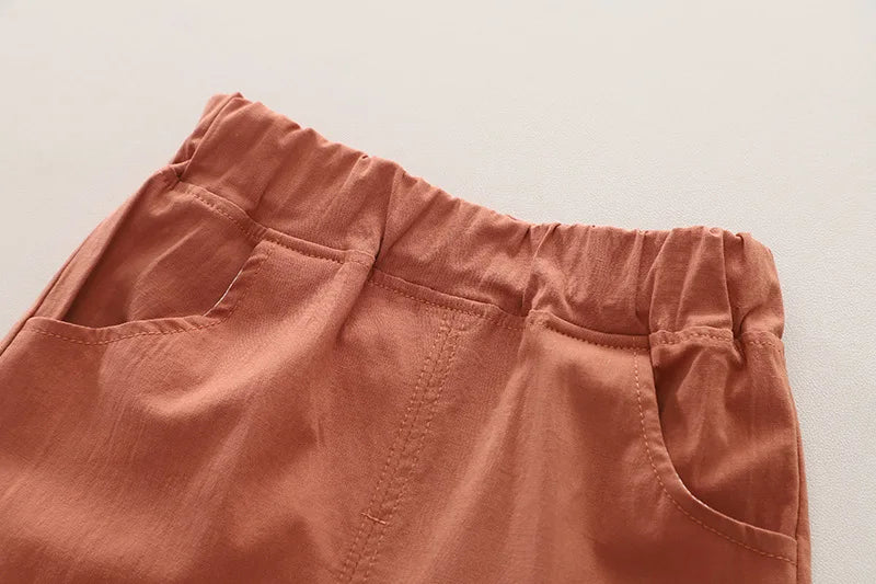 Kidsclick Boys’ Cotton T-Shirt & Shorts Set – Summer 2-Piece Casual Outfit (Toddlers & Kids)