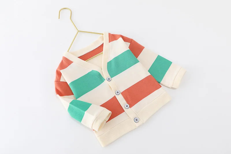 Kidsclick Boys’ 3-Piece Casual Jacket, T-Shirt & Pants Set – Spring/Autumn Toddler Tracksuit (Ages 1-5 Years)