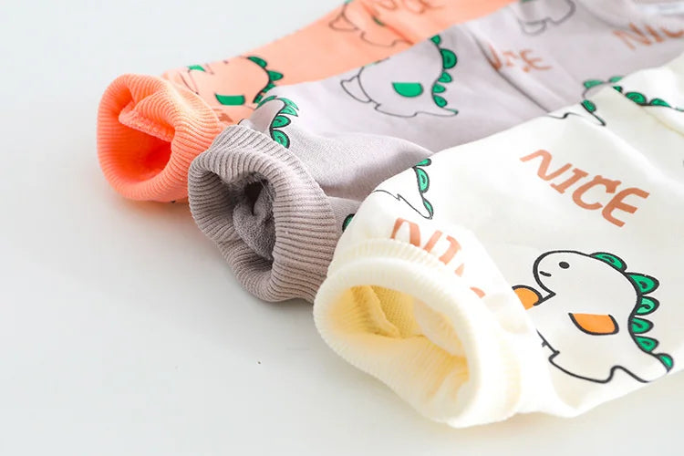 Kidsclick Kids’ Cartoon T-Shirt & Pants Set – Spring/Autumn 2-Piece Casual Outfit (Toddlers 1-5 Years)