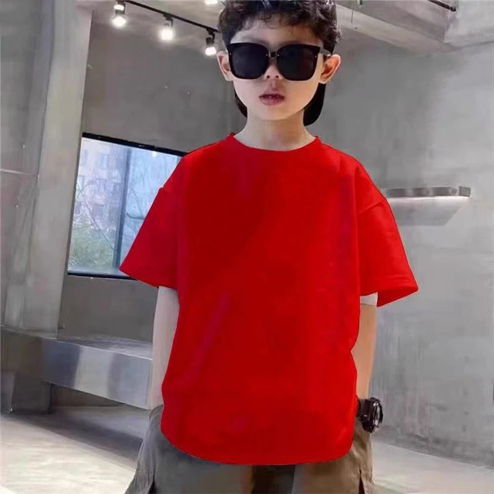 Kidsclick Kids’ Yorkie Dog Cartoon T-Shirt & Shorts Set – Summer 2-Piece Casual Outfit (Boys & Girls)