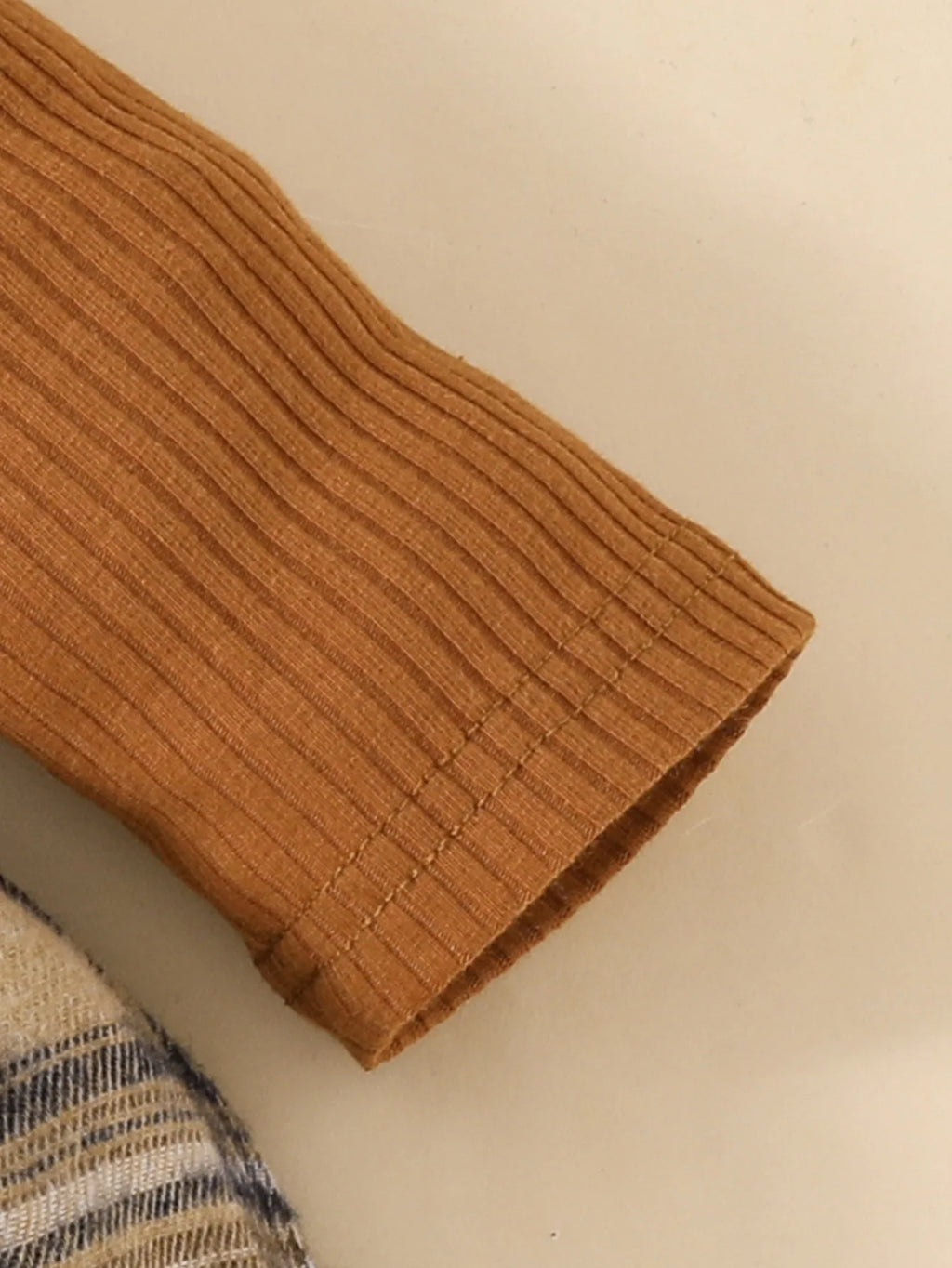 Baby Gilrs Long Sleeve Autumn/Winter Plaid With Bow Honey Jumpsuit For Newborn-18M Vacation Wear +Headband