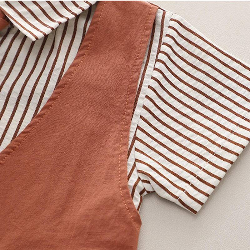 Kidsclick Boys’ Cotton T-Shirt & Shorts Set – Summer 2-Piece Casual Outfit (Toddlers & Kids)