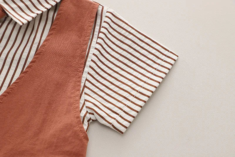 Kidsclick Boys’ Cotton T-Shirt & Shorts Set – Summer 2-Piece Casual Outfit (Toddlers & Kids)