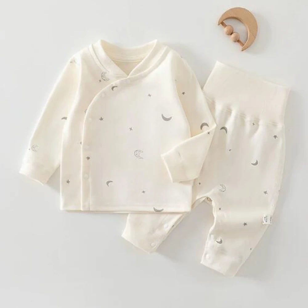 Baby Girls Outfit Set Cotton Long Sleeve Tops Pants Two Pieces Baby Boy Spring Outfits Newborn Clothing