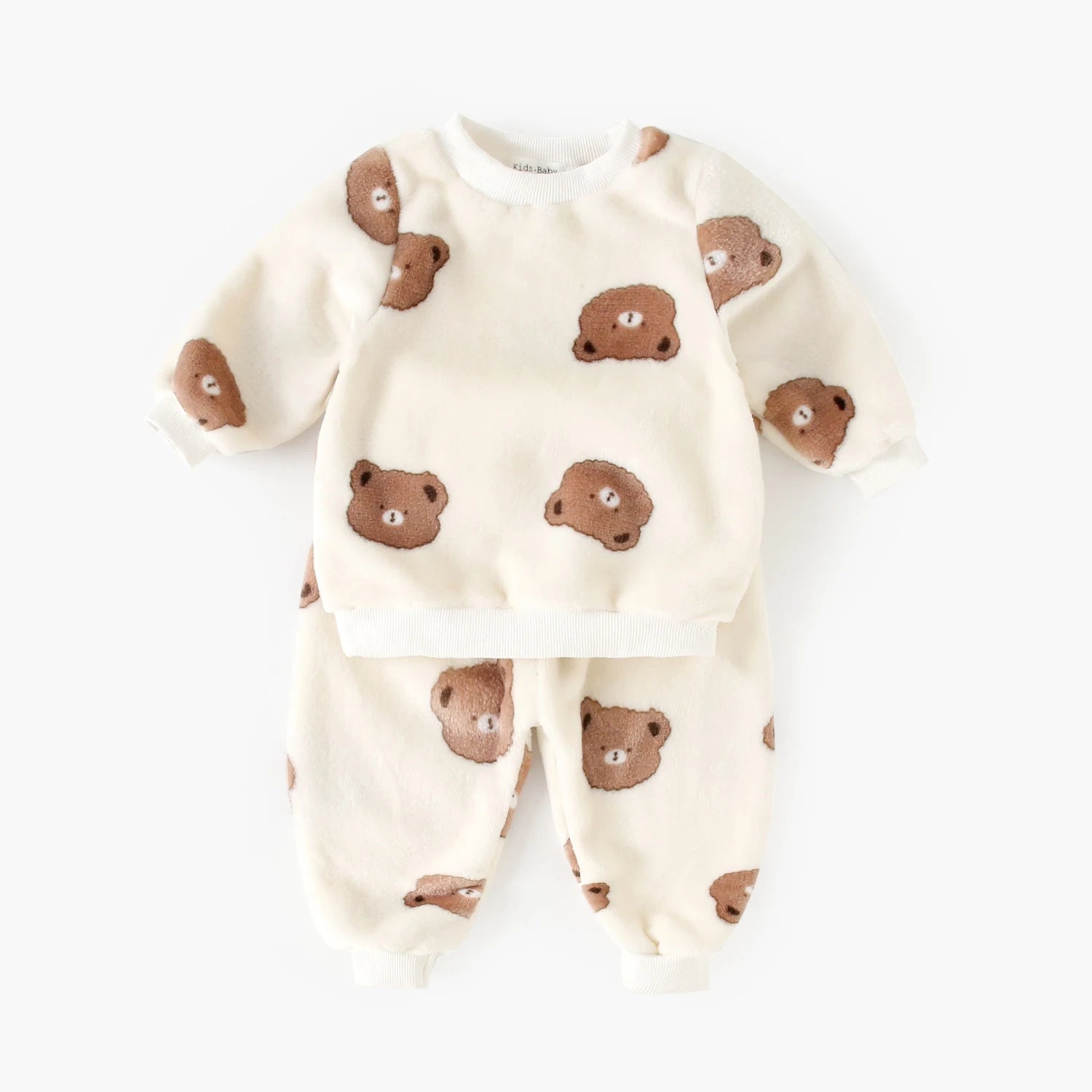 Sanlutoz Cute Animals Warm Little Kids Clothing Sets Long Sleeve Tops + Trousers 2Pcs Winter