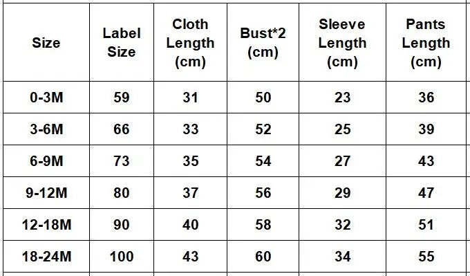 Baby Girls Outfit Set Cotton Long Sleeve Tops Pants Two Pieces Baby Boy Spring Outfits Newborn Clothing