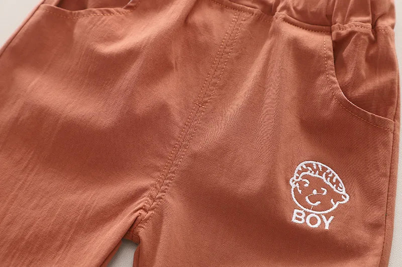 Kidsclick Boys’ Cotton T-Shirt & Shorts Set – Summer 2-Piece Casual Outfit (Toddlers & Kids)