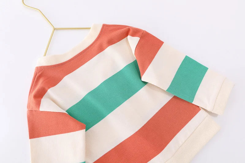 Kidsclick Boys’ 3-Piece Casual Jacket, T-Shirt & Pants Set – Spring/Autumn Toddler Tracksuit (Ages 1-5 Years)