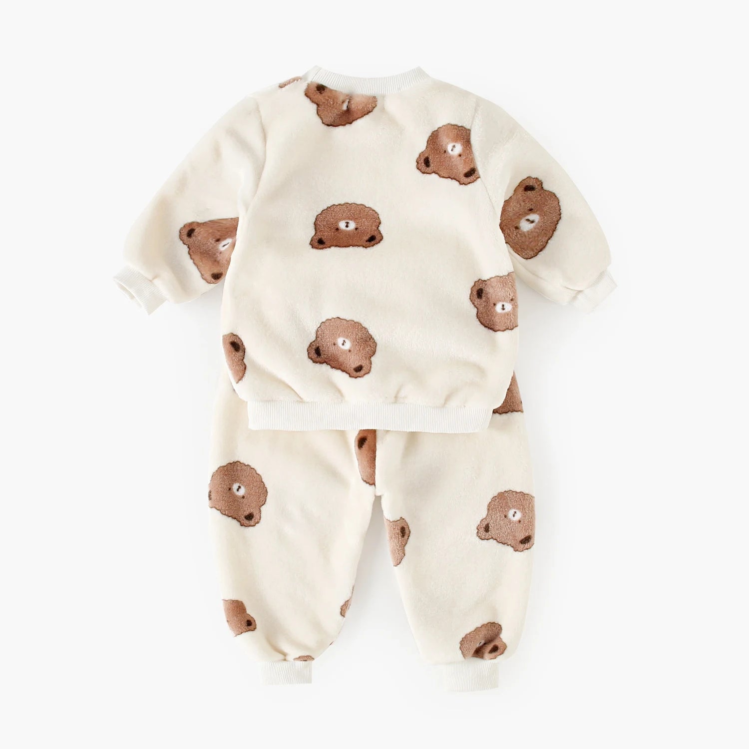 Sanlutoz Cute Animals Warm Little Kids Clothing Sets Long Sleeve Tops + Trousers 2Pcs Winter