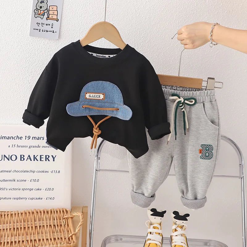 New Spring Autumn Baby Boys Clothes Suit Children T-Shirt Pants 2Pcs/Sets Kids Outfits Toddler Casual Costume Infant Tracksuits
