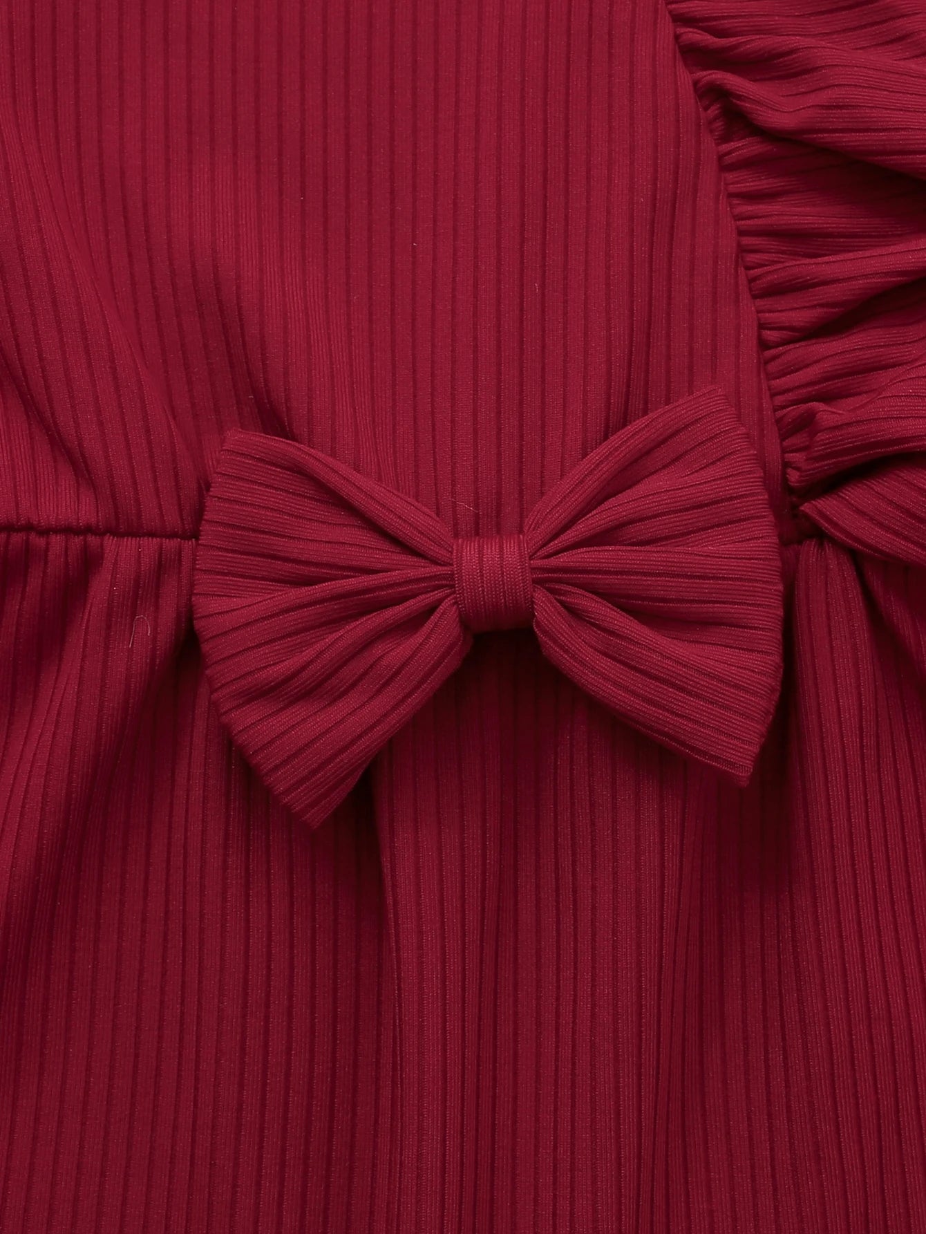 Spring Autumn Pink Baby Girl Romper with Ruffle Sleeves And Headscarf for Infants And Toddlers