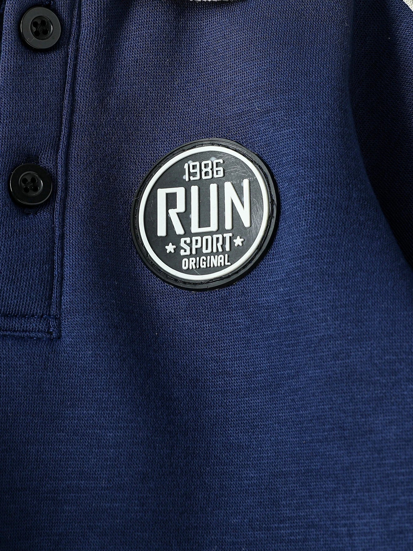 2Pcs 2025 New Style Autumn Winter Baby Boys Long Sleeve Sweatshirt &Pant Casual Sports Suit Western Fashion Clothes Set For 1-3Y