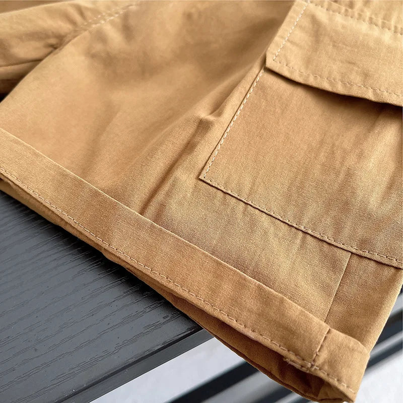 Kidsclick Kids’ Striped T-Shirt & Shorts Set – Summer 2-Piece Casual Outfit (Ages 0-5 Years)