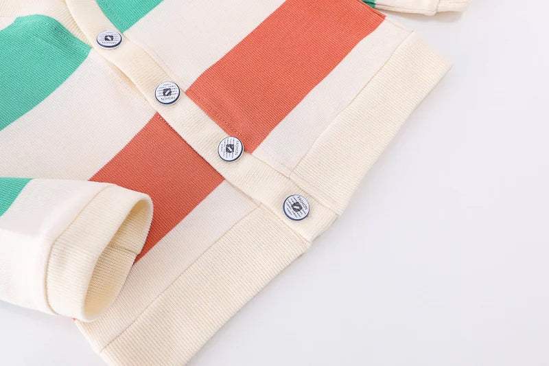 Kidsclick Boys’ 3-Piece Casual Jacket, T-Shirt & Pants Set – Spring/Autumn Toddler Tracksuit (Ages 1-5 Years)