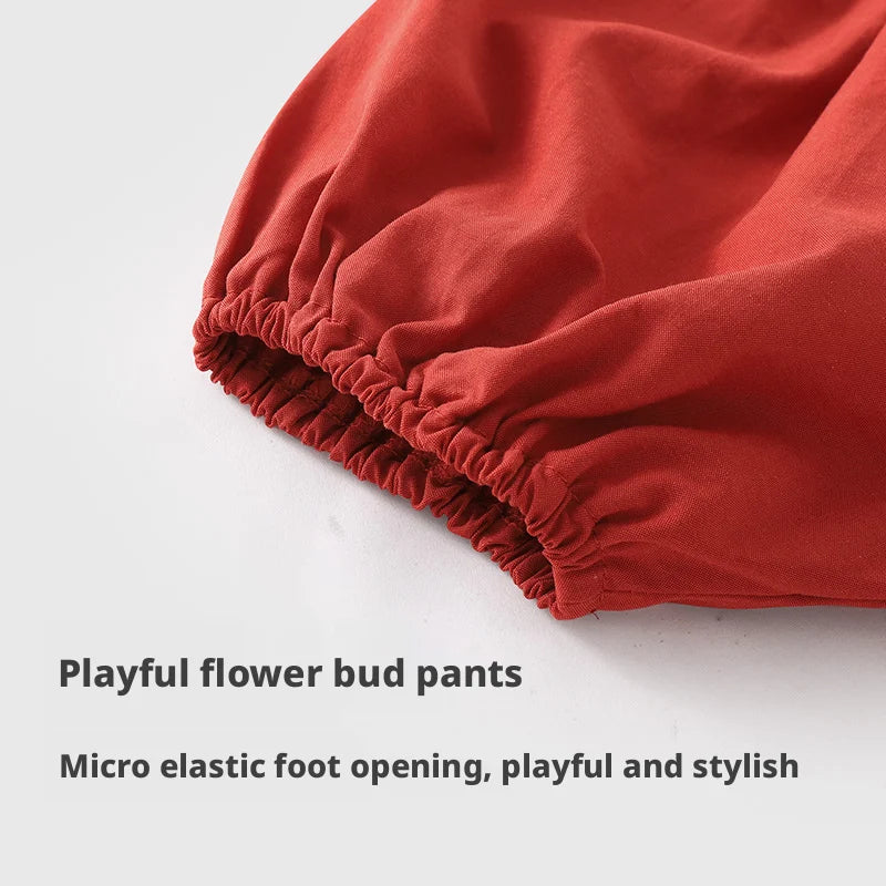 【Youqi】Chinese 0-2 Year Old Baby Girl Outfit Short-Sleeve Shorts Set New Style Baby Top Two-Piece Set Children's Fashionable Outfit